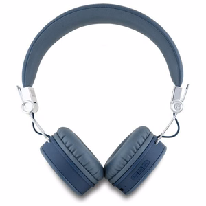 Guess Bluetooth ENC GUBH70PGTSPSB on-ear kuulokkeet sininen/sininen Grained Classic Round Shape