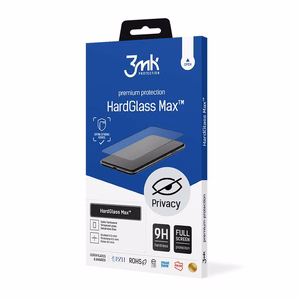 Apple iPhone 12/12 Pro - 3mk HardGlass Max yksityisyys™