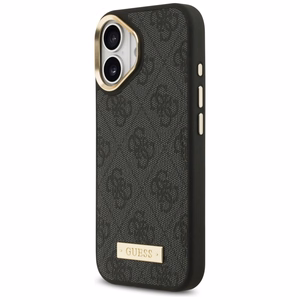 Guess 4G Logo Plate MagSafe -suojakuori iPhone 17 - musta