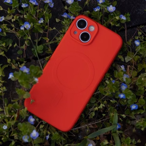 Phone Case "MagCase Silicone" for Samsung S921 S24 Red