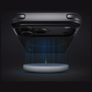 Uniq Keva Magclick Charging -suojakuori iPhone 18 Pro / 17 Pro – musta
