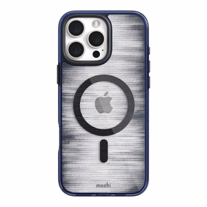 Moshi iGlaze MagSafe suojakuori iPhone 16 Pro -laitteelle, Dusk Indigo -värinen