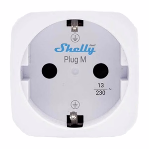 Shelly Plug PM Gen3 Matter 13A smart socket, white
