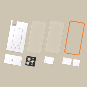 Tech-Protect Easy Set+ 3-pakkaus Karkaistu lasi iPhone 16 Pro Max / 17 Pro Max:lle - Läpinäkyvä