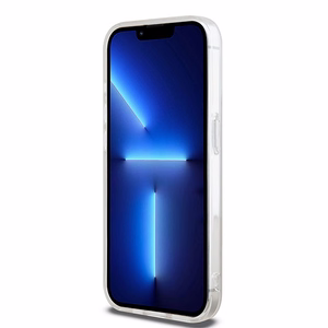 DKNY IML Mono ja Raita MagSafe Suojakuori iPhone 14 Pro Max:lle - vaaleanpunainen
