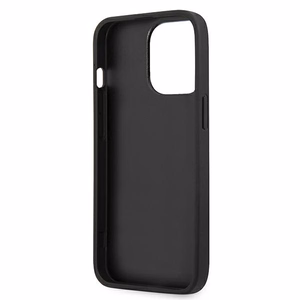 Guess GUHCP13L4GMGGR iPhone 13 Pro / 13 6.1" harmaa/harmaa kovakotelo 4G iso metalli logo