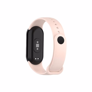 SILIKONIHIHNA MI BAND 8/M8 (1). VAALEA PINKKI