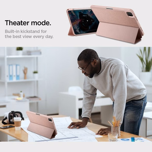 Spigen Urban Fit Suojakuori iPad Pro 11 5 / 6 / 2024-2025 -lle - vaaleanpunainen