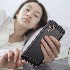 Tech-Protect TPUCarbon Suojakuori Samsung Galaxy XCover 7:lle - musta