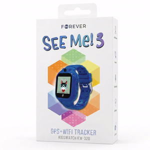 Forever älykello GPS WiFi Kids See Me! 3 KW-320 sininen