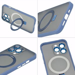Tel Protect Magical Magsafe Stand Case for Iphone 15 blue