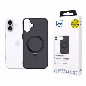 3mk Smoke Case Mag&Stand iPhone 17:lle - Musta