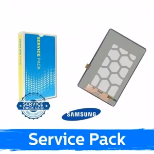 LCD Näyttö Samsung T733 / T736 Tab S7 FE Musta (Service Pack)