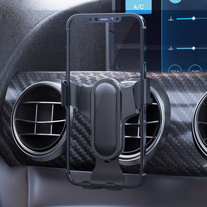 Dudao gravity car phone holder for air vent black (F7s)