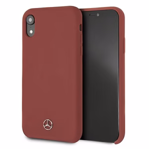 Mercedes Silicone Line iPhone Xr kotelo - punainen