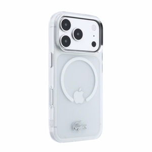 Case Lacoste IML Frosted Petit Pique Metal Logo MagSafe Apple iPhone 18 Pro Max