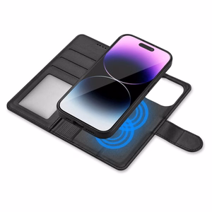 Tech-Protect Wallet MagSafe Suojakuori iPhone 15:lle - musta