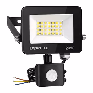 LEPRO 340013-DW-EU 20W 2000 lm 5000 K IP65 LED Floodlight with Motion Sensor