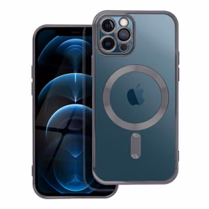 Suojakuori iPhone 12 PRO:lle Electro Mag Cover yhteensopiva MagSafe-version kanssa musta