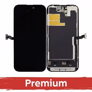 LCD Näyttö yhteensopiva iPhone 14 Pro Max Musta (Hard OLED / Premium) *Removable IC*