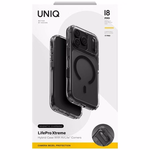 Uniq Lifepro Xtreme -suojakuori iPhone 18 Pro / 17 Pro – musta