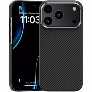 Musta Benks Magnetic Armor Air 600D kevlar- ja metallikehyksinen suojakuori (C.K.FL.AP.BK.A073) malleihin iPhone 18 Pro Max / iPhone 17 Pro Max