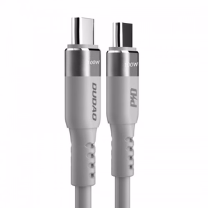 USB Kaapeli Dudao LC5MAX harmaa Type-C / Type-C 100cm