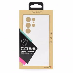 Puhelimen suojakuori TM Pure Silicone Samsung S916 S23 Plus / valkoinen / (Blister)