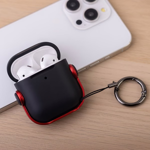 Suojakuori AirPods / AirPods 2 -kuulokkeille punainen
