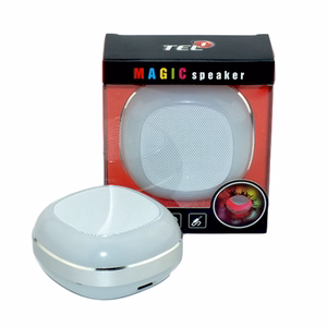 MAGIC TEL1 Kannettava kaiutin Bluetoothilla, radiolla ja värillisillä LED-valoilla