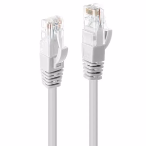 Cat6 U/UTP -kaapeli 0,5 m / valkoinen 48091 LINDY