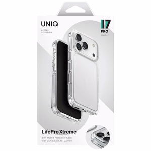 Uniq Lifepro Xtreme Suojakuori iPhone 17 Pro:lle - läpinäkyvä