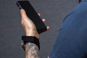 Strap to Apple Watch Forcell F-Design FA05 nylon hook-and-loop 38 / 40 / 41 mm black