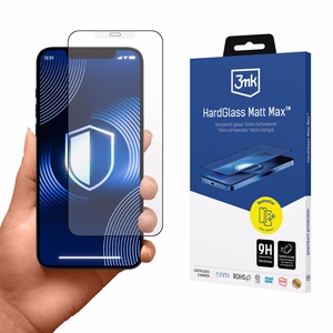 Matta karkaistu lasi 3mk HardGlass Matt Max Apple iPhone 12 Pro Max:lle