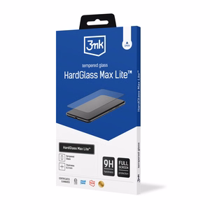 Karkaistu lasi 3mk HardGlass Max Lite musta Motorola Moto G55 5G:lle