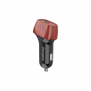 Energizer Ultimate D38WO autolaturi, USB-C + USB-A, 38 W PD + QC 3,0, pähkinäpuukuvioinen