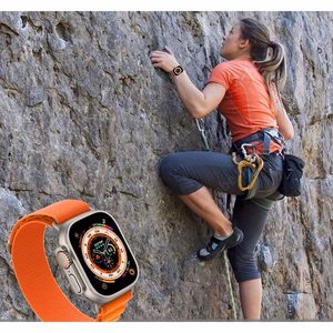 Tech-Protect Nylon Pro ranneke Apple Watch 4/5/6/7/8/9/SE/Ultra 1/2 (42/44/45/49 mm) sotilassvihreä