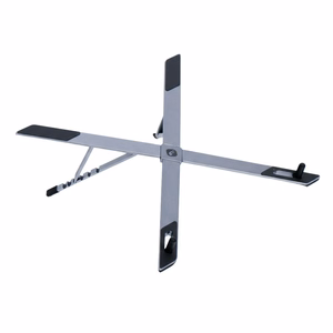 Pöytäteline kannettavalle tietokoneelle ja tabletille taitettava Forcell F-Grip Fold Stand X Pro harmaa