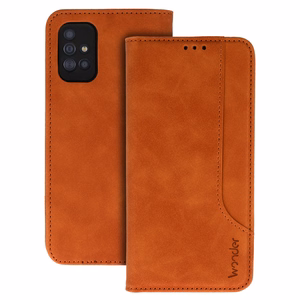 Wonder Prime Suojakuori Samsung Galaxy A51 ruskea