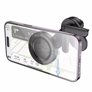 Auton puhelinteline Hoco H57 MagSafe (car display) musta