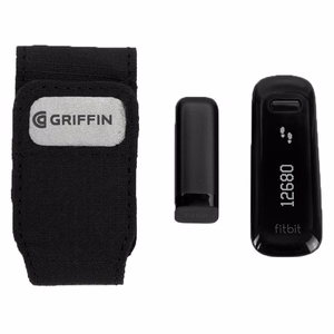 Griffin kengännauhoihin kiinnitettävä pussi Fitbit-, Misfit-, Sony- ja Nike+ -aktiivisuusmittareille, musta