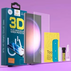 Näytönsuoja "3D Design UV Glue" Samsung G975 S10 Plus (Blister)