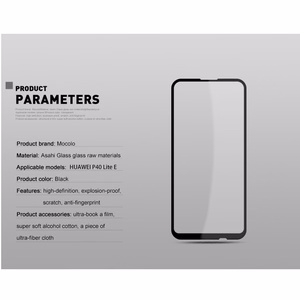 Mocolo 2.5D Full Glue tempered-glass screen protector for Huawei P40 Lite E