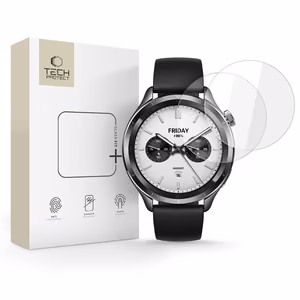 Tech-Protect Glass Fit+ 2-pack tempered glass for Xiaomi Watch S4 - transparent