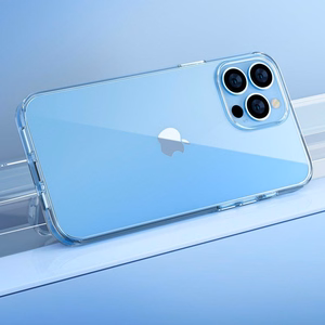 Kingxbar Elegantti sarjan tapauksessa iPhone 13 Pro tapauksessa takakansi läpinäkyvä läpinäkyvä