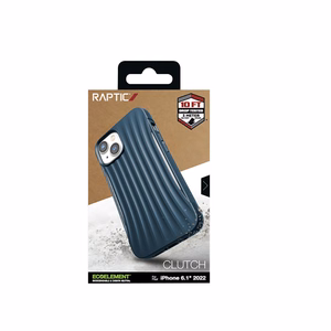 Raptic X-Doria Clutch suojakuori laitteelle iPhone 14, sininen