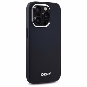 DKNY Plain Logo MagSafe iPhone 14 Pro:lle Suojakuori - Musta