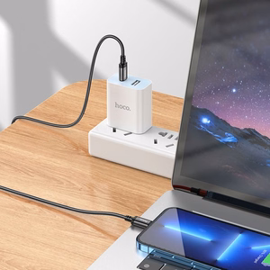 Hoco X89 kaapeli USB C - Lightning PD 27W 2 m musta