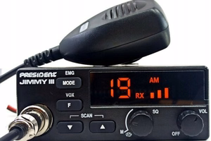 President Jimmy III AM/FM CB-radio musta