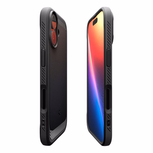 Spigen Rugged Armor Mag Magsafe Suojakuori iPhone 17:lle Matte Black
